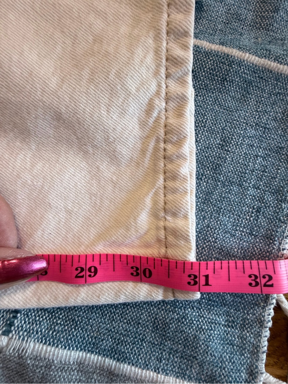 We the Free Waterfall Baggy Wide Leg- Cream/Ivory - Picture 15 of 16